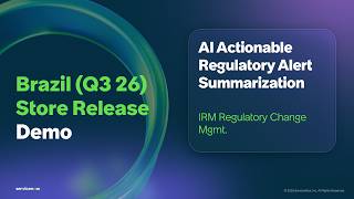 What's New in IRM Regulatory Change Management (RCM) in Q3 26: AI Regulatory Alert Summarization