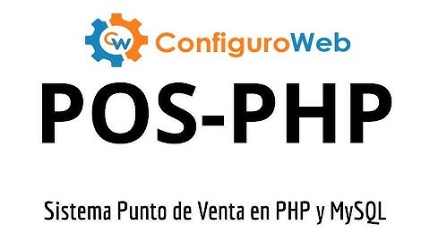Sistema Punto de Venta en PHP y MySQL