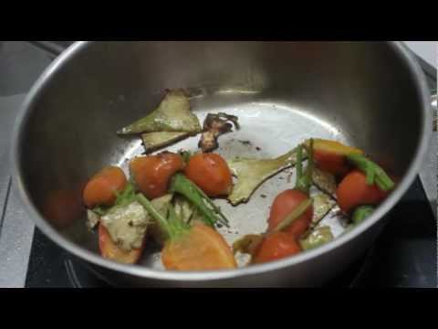 recette-:-saltimboca-de-veau,-petits-légumes-glacés-au-pain-d'épice