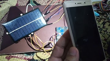 Testing solar tracking system  (first  prototype)
