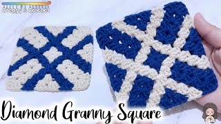 CROCHET “Diamond” Granny Square | Tutorial