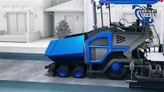 XF Hydraulic Motor Paver Animation