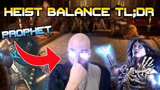 Balance Manifesto TL;DR for Heist and Path of Exile 3.12 - Did my Predictions come True?
