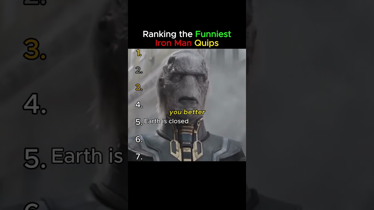 Ranking the Funniest Iron Man Quips 