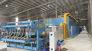 4 deck veneer roller dryer machine with automatic loader and veneer stacker