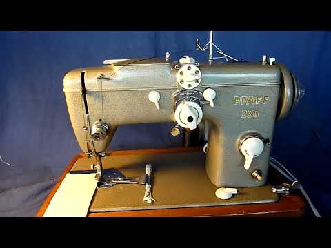 Pfaff 230 sewing machine speed test