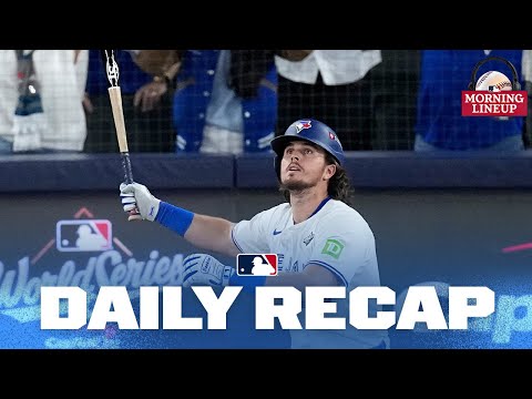 Recapping Blue Jays DYNAMIC Game 1 win, previewing Game 2 👀 | Morning Lineup (MLB Daily Recap)
