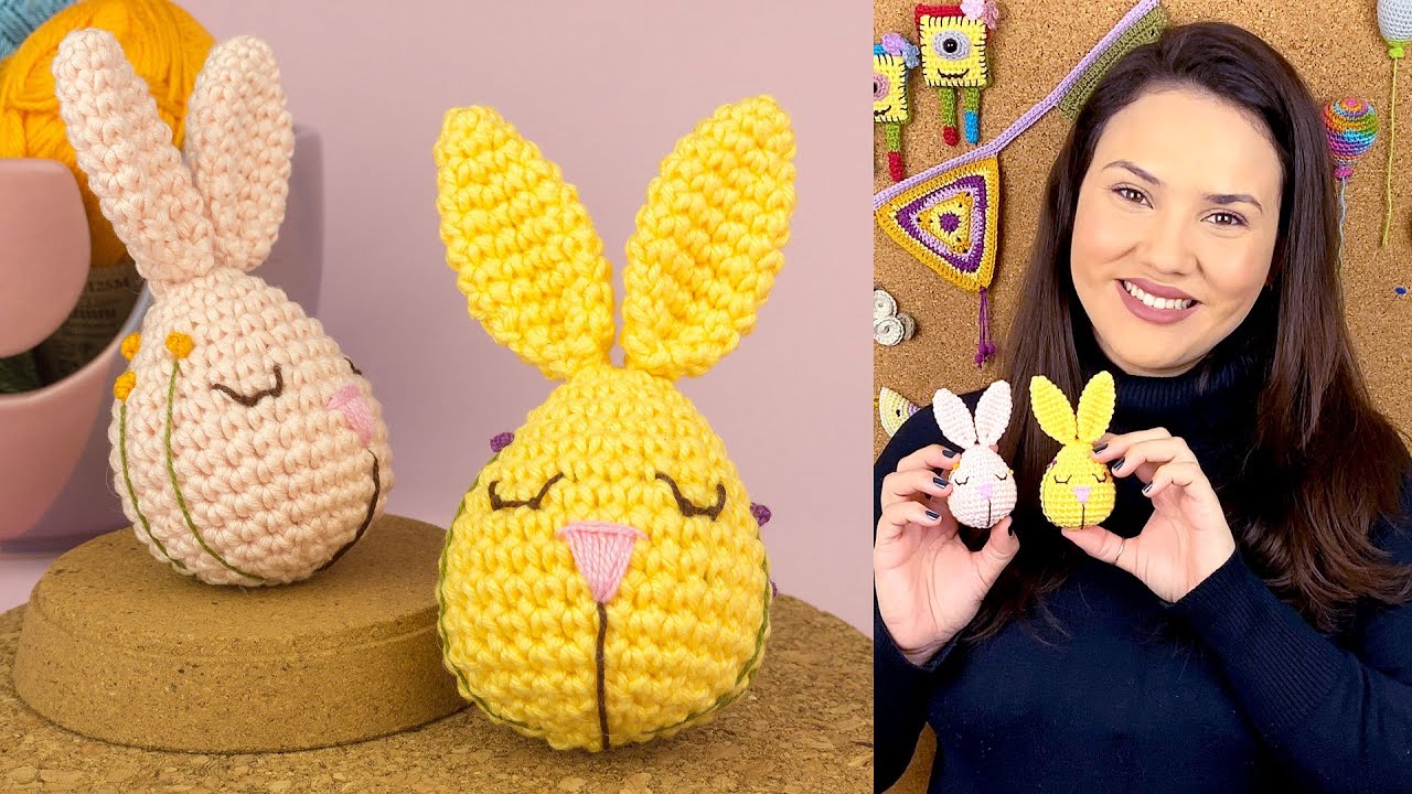 COMO FAZER OVO DE COELHINHO DE AMIGURUMI PARA PÁSCOA | ATELIÊ JÉSSICA BRANDÃO | #034