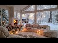 Winter Snowstorm Wind and Fireplace Sounds for PTSD Recovery, Insomnia and Night Relaxation