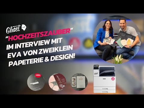 Interview with Eva from Zweiklein Papeterie & Design: Wedding Magic with Ghost White Toner! 🎨