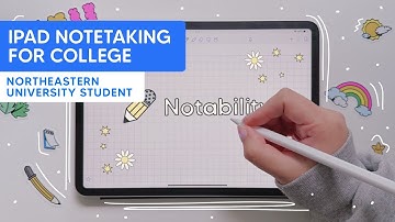 📝 How I take notes on my iPad Pro for college | ft. Notability GIVEAWAY