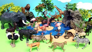 African Safari Animal Figurines Collection