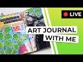🔴 Art Journal with me | Live | Exciting news to share!!!