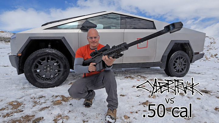 Is the Cybertruck *ACTUALLY* bulletproof?!  (vs .50 cal rifle)