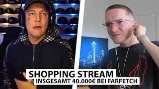 Justin reagiert auf 40.000€ Farfetch Shopping von Monte.. | Reaktion