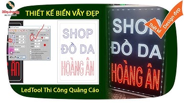 P2 Cách thiết kế bảng vẫy đẹp, Cách triển khai cắt CNC Led, hướng dẫn led Tool, học thiết kế qc