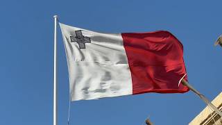 Valletta, Malta - Flag of Malta
