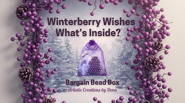 Bargain Bead Box Unbox + DIY Earring | Winterberry Wishes