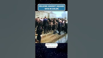 😊Why do you think people liked going to the Helsinki Market Square in 1918? #shorts  #historical