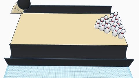 Tinkercad SimLab || Bowling || 3D Tasarım