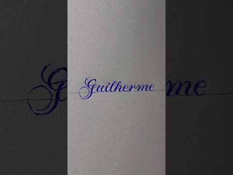 Guilherme #shorts #jutai #jutaicôrte #caligrafia #calligraphy #lettering