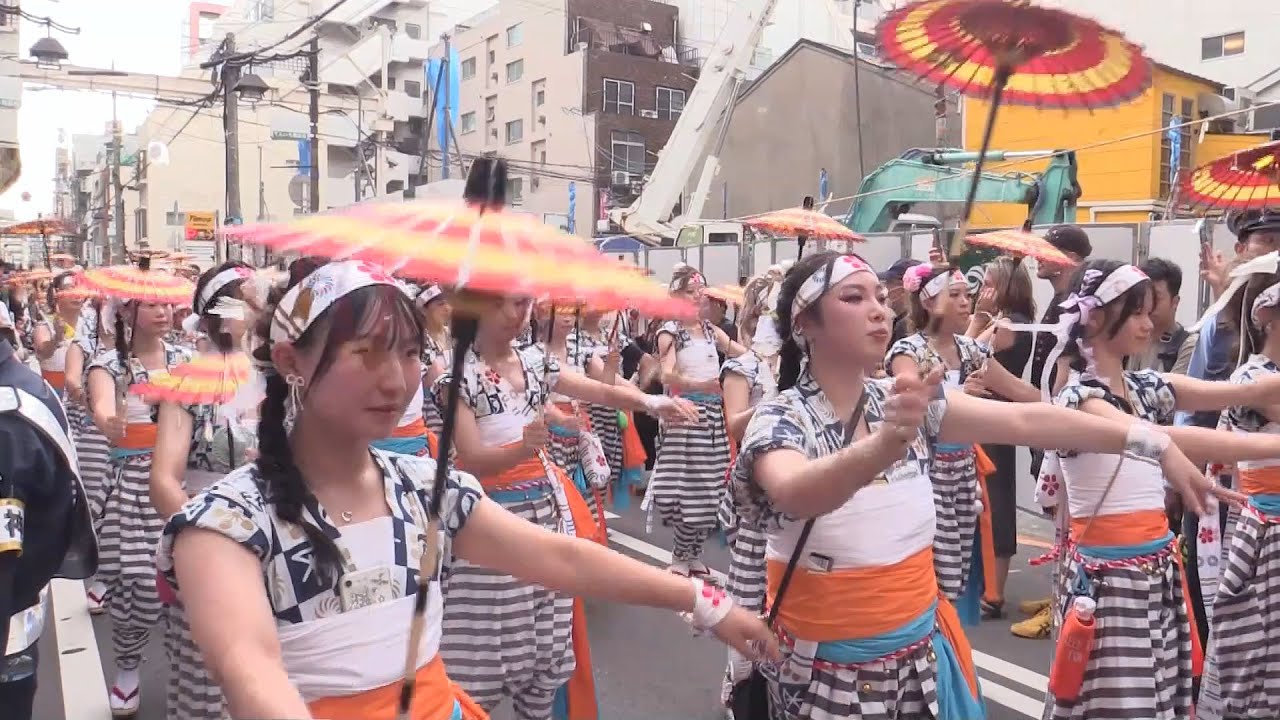 天神祭2024  吹奏楽パレード～陸渡御列  列の最初から最後まで
