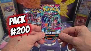 We Opened 200  Pokémon Chaos Rising Packs… STILL No Mega Greninja SIR?!