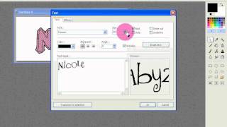 how to make layered text on photofiltre