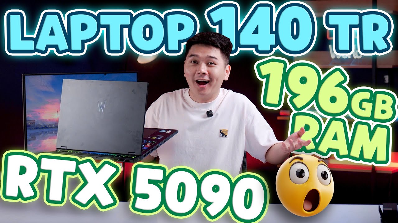 Laptop KHỦNG NHẤT 2025 196Gb ram & RTX 5090 - Acer Predator Helios 18 | LaptopWorld