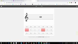 Identify notes in the treble clef - musictheory.net exercie Net Worth