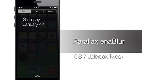 Parallax enaBlur iOS 7 Jailbreak Tweak: Hands-on - iPhone Hacks
