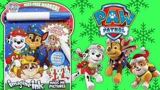 Paw Patrol Christmas Imagine Ink Coloring U0026 Activity Book  Fun Coloring With Messfree Marker