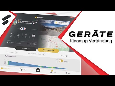 Kinomap App mit Sportstech Geräten verwenden