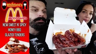 McDonald's New Sweet N’ Spicy Honey BBQ Glazed Tenders REVIEW