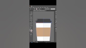 Adobe Illustrator Speed Art - Paper Cup of Coffee Flat Design
