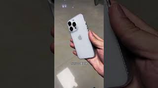 Simple and refreshing gradient color half-covered mobile phone case, original feel, scratch