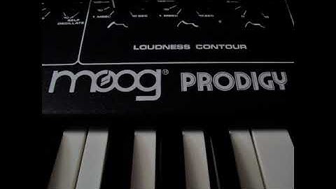 Moog Prodigy sound demo 1