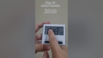 Digital Timer Step 03 Mute / unmute