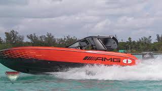 2021 Mercedes Cigarette 41 Nighthawk AMG Black Series boat