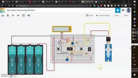 Servo Motor Control Using 555 Timer IC