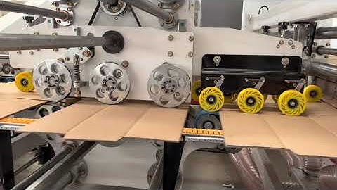 QHAFG2600 Intelligent Automatic Folder Gluer Machine with Pre-creasing for corrugated carton box