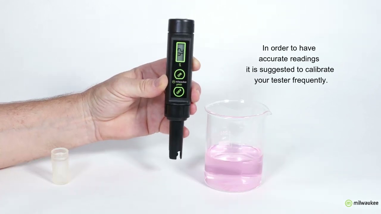 Milwaukee PH55 PRO Waterproof pH & Temperature Tester with ATC & a Replaceable Probe, PH RANGE: -2.0 – 16.0 pH, RESOLUTION: 0.1 pH, ACCURACY: ±0.1 pH