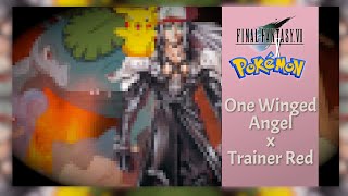 Video thumbnail of "FINAL FANTASY VII x POKéMON - One Winged Angel / Trainer Red (metal remix)"