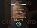 La obesidad en niños puede afectar su crecimiento #scienceshorts #ciencia  #investigación #obesidad