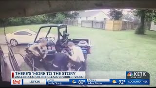 Angelina Co. Sheriff defends deputies after video surfaces showing arrest
