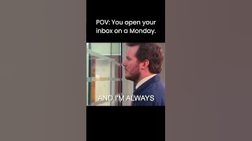 POV: Opening Your Inbox on Monday Morning 😵‍💫