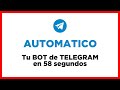 Cómo CREAR un BOT en Telegram 🔵 (en menos de 1 minuto)
