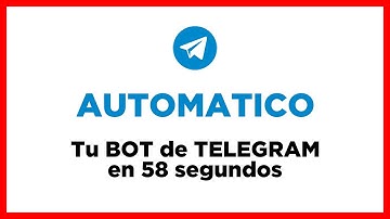 Cómo CREAR un BOT en Telegram 🔵 (en menos de 1 minuto)