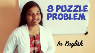 8-Puzzle problem in Artificial Intelligence in English without Heuristic | Uninformed | Blind search