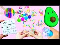 7 DIY - Super Easy Fidget Toys Ideas - You will be SURPRISED- Avocado pop it and more...